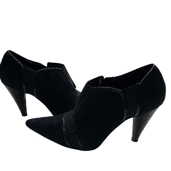 Anne Klein - Masupernova - black suede Ankle Bootie - size 6.5 M - Picture 8 of 8